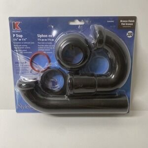 Keeney P Trap K400BRZ NEW STILL SEALED NIB 1.5" or 1.25" Ships Free Today!